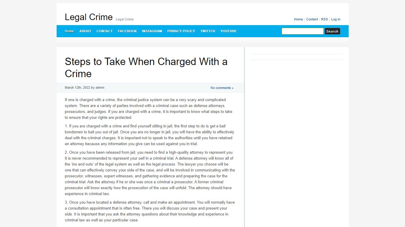 Legal Crime